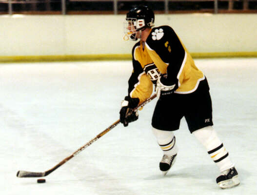 Brendon Benner looks for a passing lane.