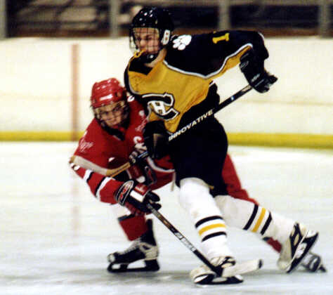 Pat Collins finishes his check.