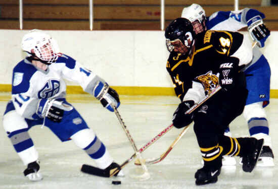 Marcus Dancy skates through traffic.