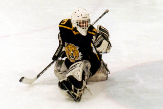 Ben Gaglioti flashes some leather.