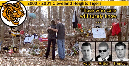Memorial for Kyle, Milton and Brendon