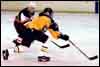 Lee Allen cruises past a Padua Bruin.