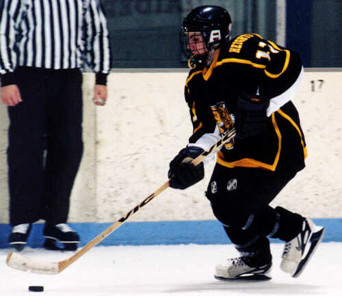 Brendon Benner takes off from the defensive zone.